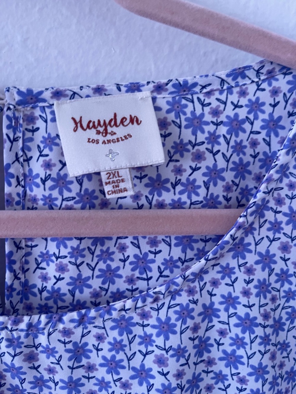 Tunic Floral Blouse, 2x - Picture 3 of 6